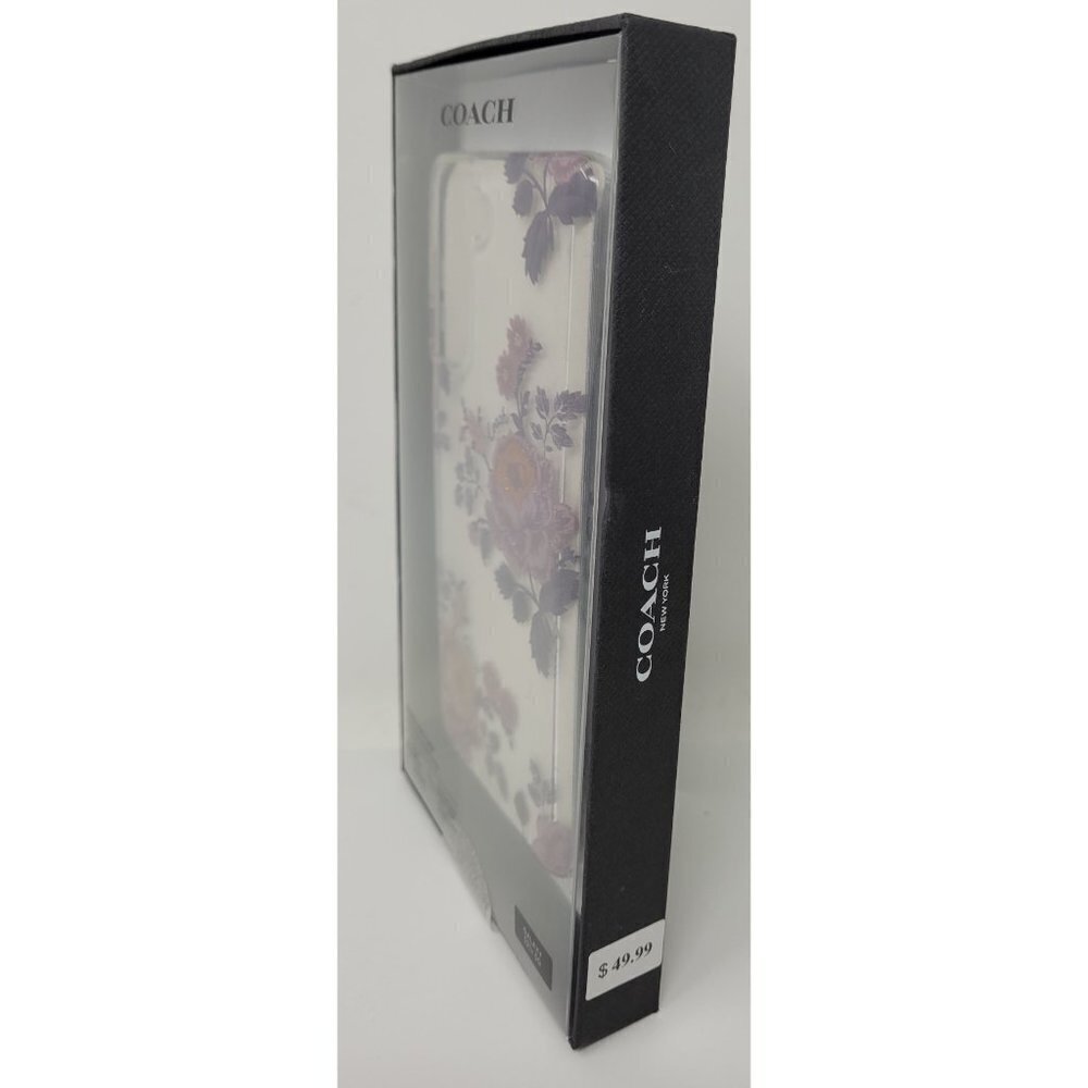 Coach Protective Case for Samsung Galaxy S21+ 5G / S21 Plus Moody Floral Purple - Picture 2 of 5